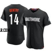 Craig Gentry Men's Baltimore Orioles Black Authentic 2023 City Connect Jersey