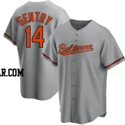 Craig Gentry Men's Baltimore Orioles Gray Replica Road Jersey