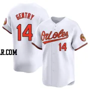 Craig Gentry Men's Baltimore Orioles White Limited Home Jersey