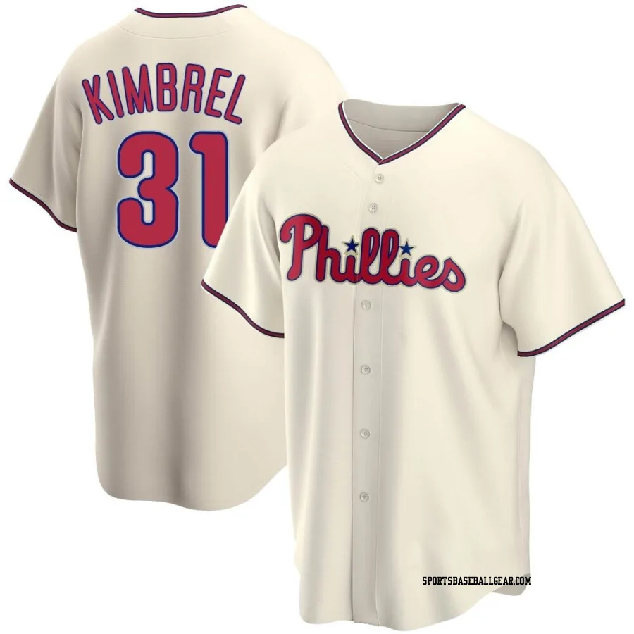 Craig Kimbrel Men's Philadelphia Phillies Cream Replica Alternate Jersey