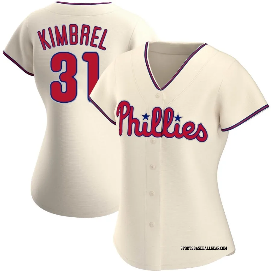 Craig Kimbrel Women's Philadelphia Phillies Cream Replica Alternate Jersey