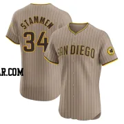 Craig Stammen Men's San Diego Padres Brown Elite Alternate Jersey