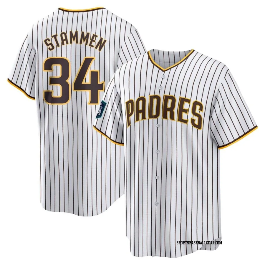 Craig Stammen Men's San Diego Padres White Replica 2024 World Tour Seoul Series Home Jersey