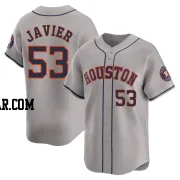 Cristian Javier Men's Houston Astros Gray Limited Away Jersey