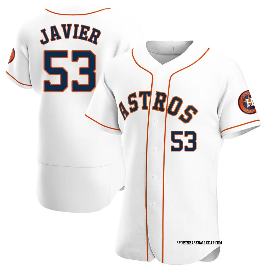 Cristian Javier Men's Houston Astros White Authentic Home Jersey