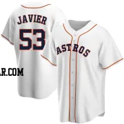 Cristian Javier Men's Houston Astros White Replica Home Jersey