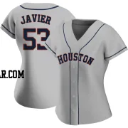 Cristian Javier Women's Houston Astros Gray Authentic Road 2020 Jersey