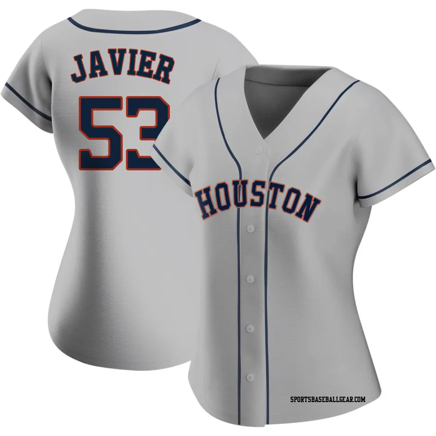 Cristian Javier Women's Houston Astros Gray Replica Road 2020 Jersey