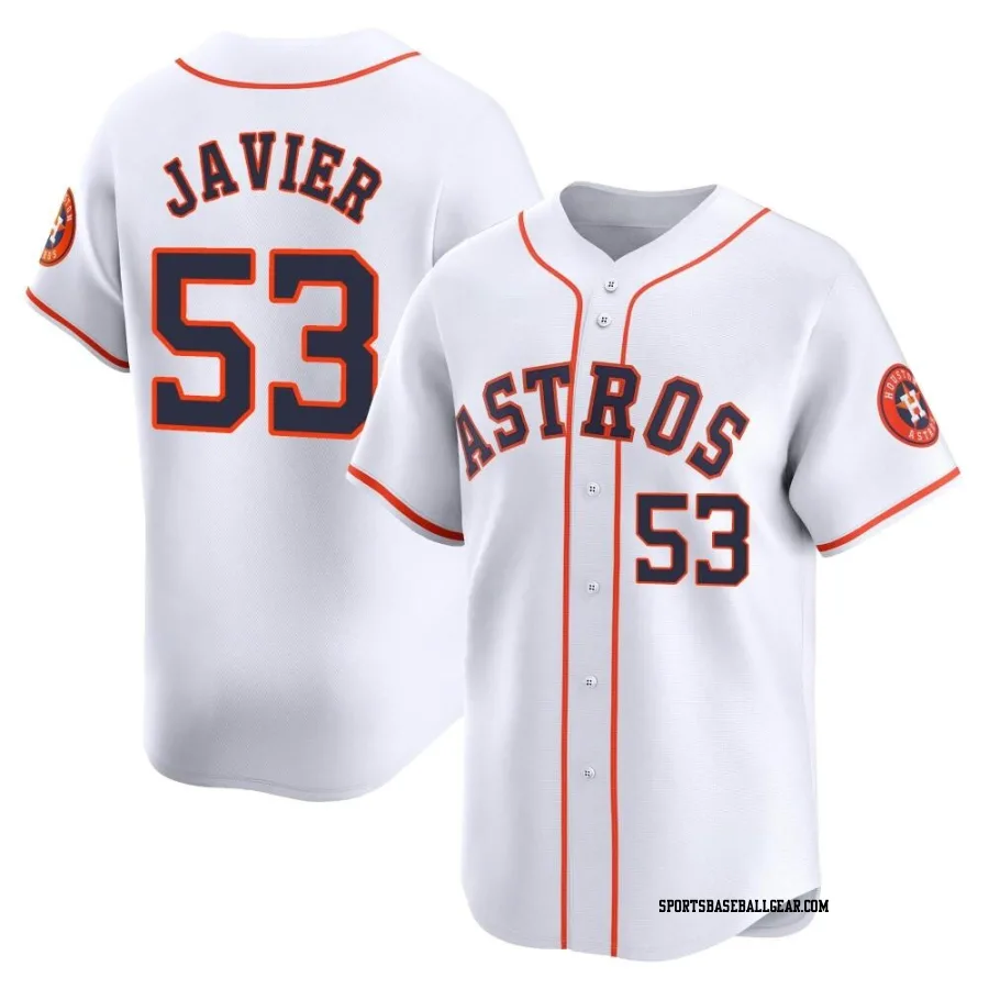 Cristian Javier Youth Houston Astros White Limited Home Jersey