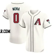 Cristian Mena Men's Arizona Diamondbacks Cream Elite Home Jersey