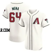 Cristian Mena Men's Arizona Diamondbacks Cream Elite Home Jersey