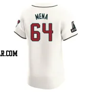 Cristian Mena Men's Arizona Diamondbacks Cream Elite Home Patch Jersey