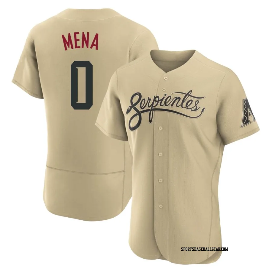 Cristian Mena Men's Arizona Diamondbacks Gold Authentic 2021 City Connect Jersey