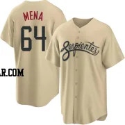 Cristian Mena Men's Arizona Diamondbacks Gold Replica 2021 City Connect Cool Base Jersey