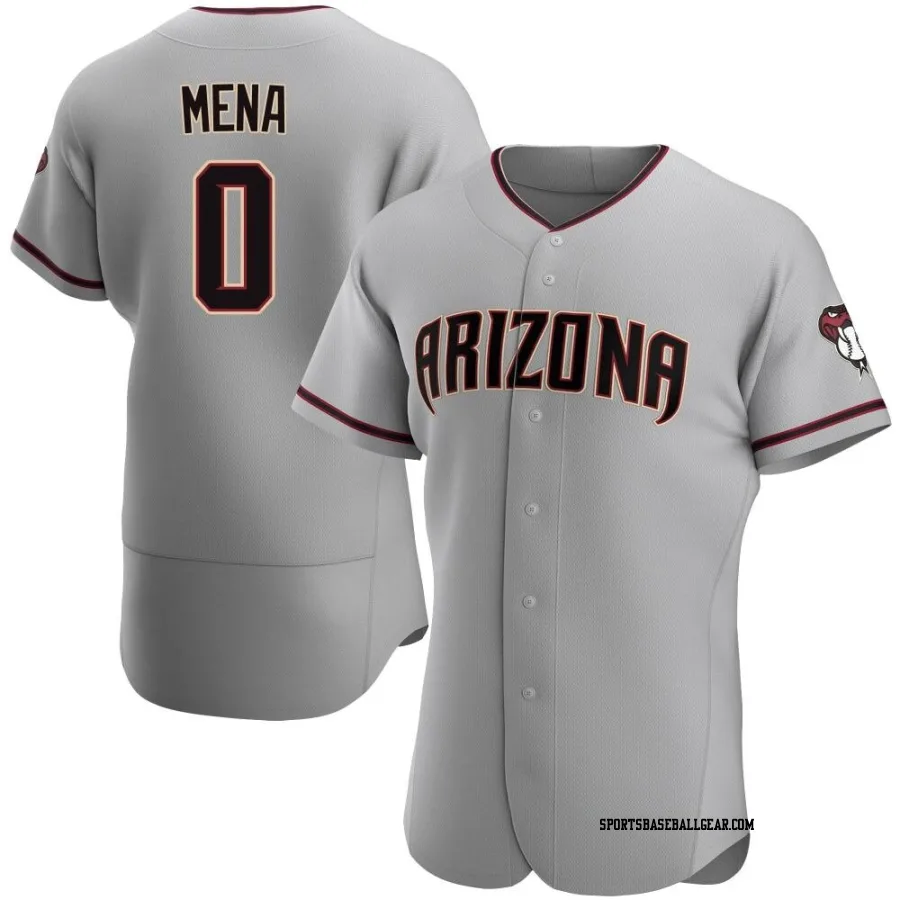 Cristian Mena Men's Arizona Diamondbacks Gray Authentic Road Jersey