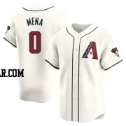 Cristian Mena Men's Arizona Diamondbacks White Limited Home Jersey