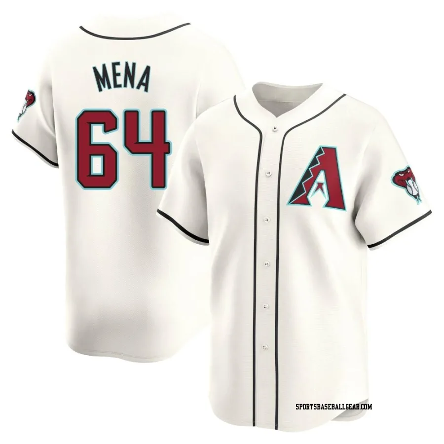 Cristian Mena Men's Arizona Diamondbacks White Limited Home Jersey