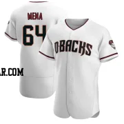 Cristian Mena Men's Arizona Diamondbacks White/Crimson Authentic Home Jersey