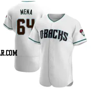 Cristian Mena Men's Arizona Diamondbacks White/Teal Authentic Alternate Jersey