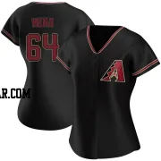 Cristian Mena Women's Arizona Diamondbacks Black Authentic Alternate Jersey