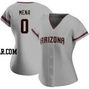 Cristian Mena Women's Arizona Diamondbacks Gray Authentic Road Jersey