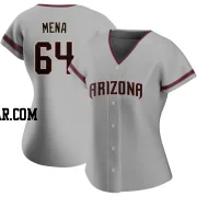 Cristian Mena Women's Arizona Diamondbacks Gray Authentic Road Jersey