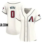 Cristian Mena Women's Arizona Diamondbacks White Limited Home Jersey