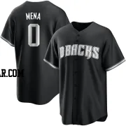 Cristian Mena Youth Arizona Diamondbacks Black/White Replica Jersey