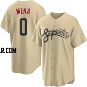 Cristian Mena Youth Arizona Diamondbacks Gold Replica 2021 City Connect Cool Base Jersey