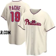 Cristian Pache Men's Philadelphia Phillies Cream Replica Alternate Jersey