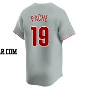 Cristian Pache Men's Philadelphia Phillies Gray Limited Away Jersey