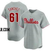 Cristopher Sanchez Men's Philadelphia Phillies Gray Limited Away Jersey