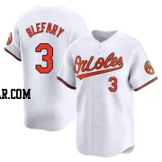 Curt Blefary Men's Baltimore Orioles White Limited Home Jersey