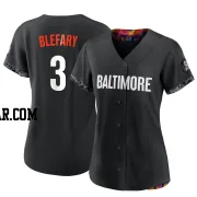 Curt Blefary Women's Baltimore Orioles Black Replica 2023 City Connect Jersey