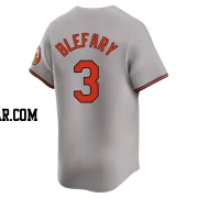 Curt Blefary Youth Baltimore Orioles Gray Limited Road Jersey