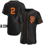 Curt Casali Men's San Francisco Giants Black Authentic Alternate Jersey