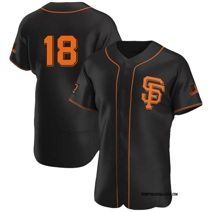 Curt Casali Men's San Francisco Giants Black Authentic Alternate Jersey