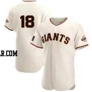 Curt Casali Men's San Francisco Giants Cream Authentic Home Jersey