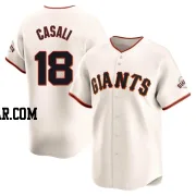 Curt Casali Men's San Francisco Giants Cream Limited Home Jersey