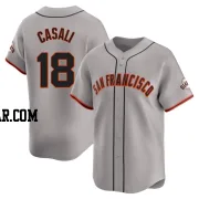 Curt Casali Men's San Francisco Giants Gray Limited Away Jersey