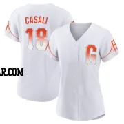 Curt Casali Women's San Francisco Giants White Authentic 2021 City Connect Jersey