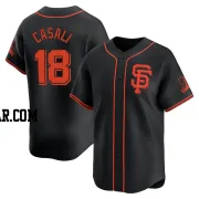 Curt Casali Youth San Francisco Giants Black Limited Alternate Jersey