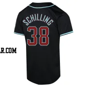 Curt Schilling Men's Arizona Diamondbacks Black Limited Alternate Jersey