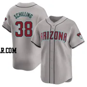 Curt Schilling Men's Arizona Diamondbacks Gray Limited Away Jersey