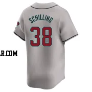 Curt Schilling Men's Arizona Diamondbacks Gray Limited Away Jersey