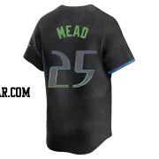 Curtis Mead Men's Tampa Bay Rays Charcoal Limited 2024 City Connect Jersey