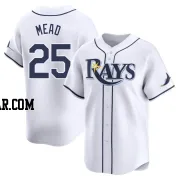 Curtis Mead Youth Tampa Bay Rays White Limited Home Jersey