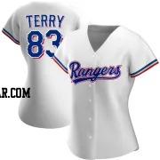 Curtis Terry Women's Texas Rangers White Authentic Home Jersey