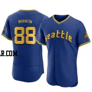 Curtis Washington Men's Seattle Mariners Royal Authentic 2023 City Connect Jersey