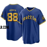 Curtis Washington Men's Seattle Mariners Royal Replica 2023 City Connect Jersey